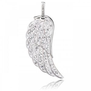 Colgante ala cristal